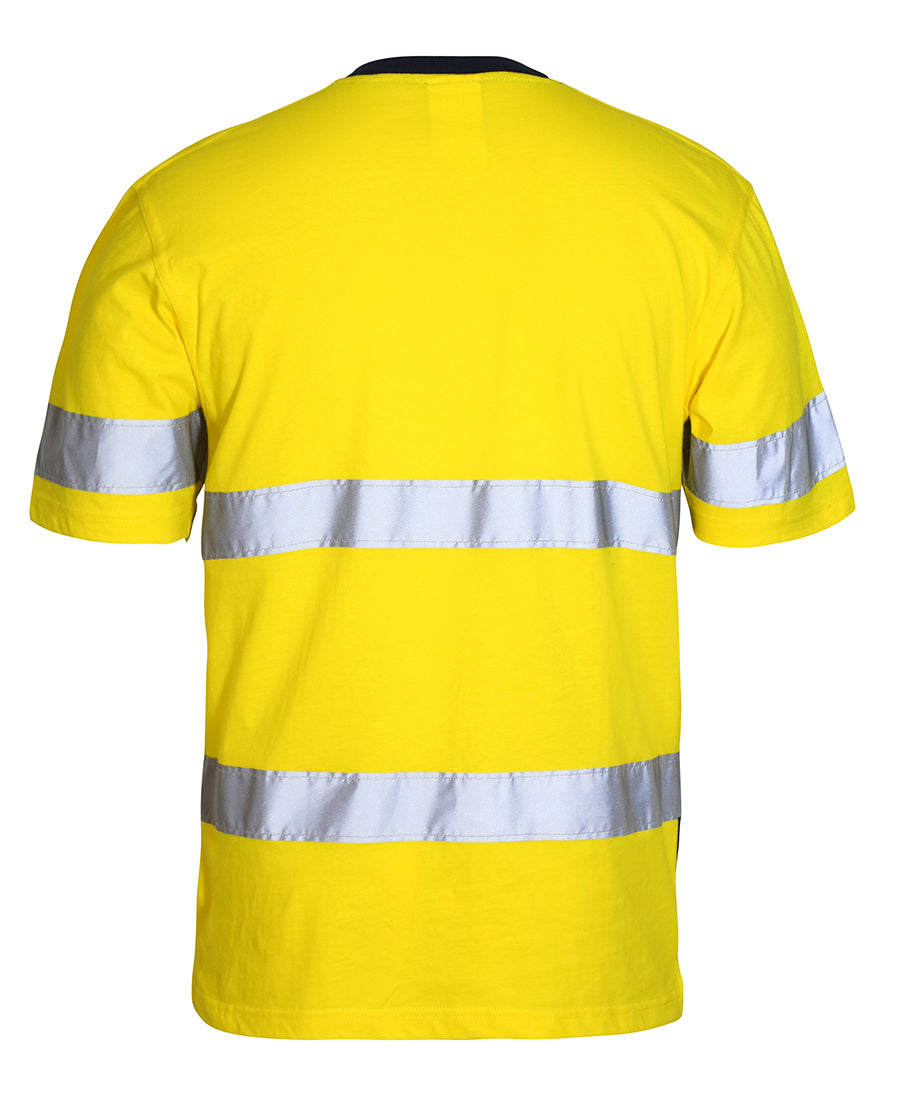 JB's Hi Vis (D+N) Cotton T-Shirt - Yellow