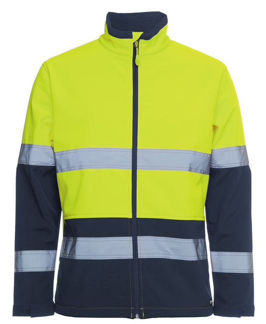 JB's Hi Vis (D+N) Three Layer Softshell Jacket - Green
