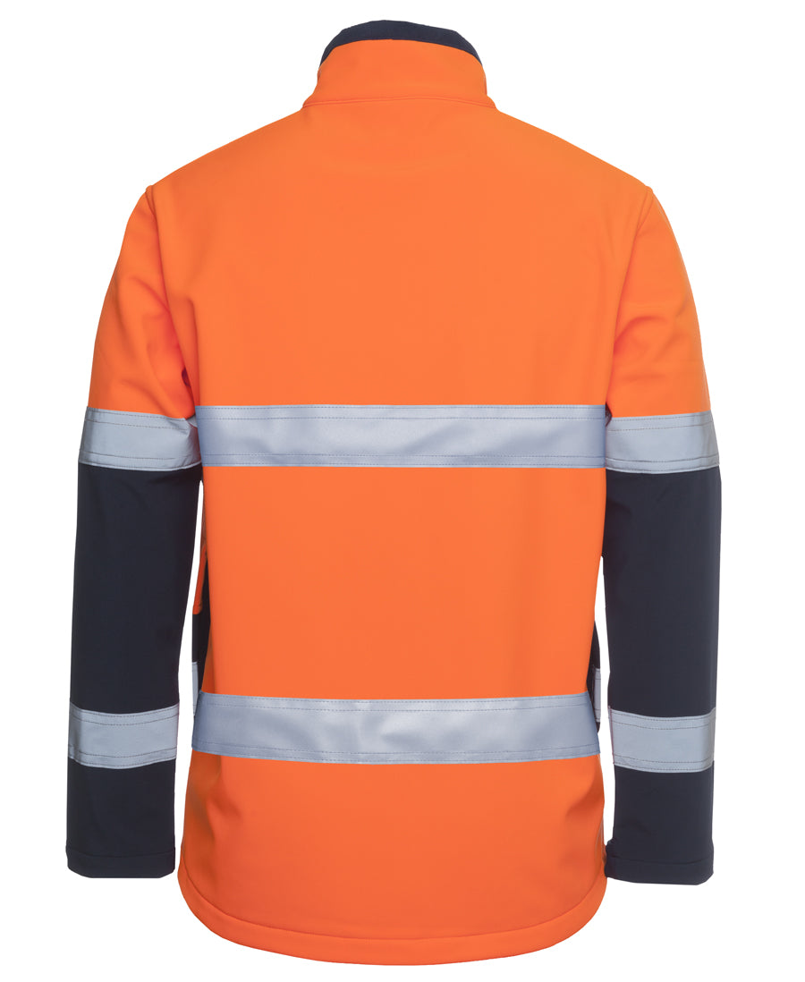 JB's Hi Vis (D+N) Three Layer Softshell Jacket - Orange