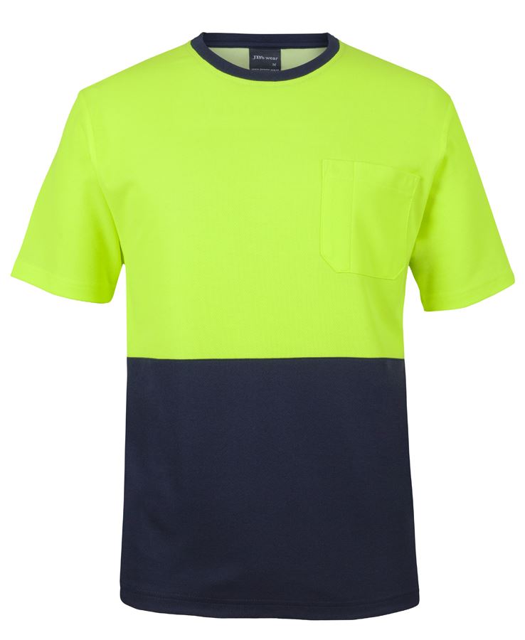 JB's Hi Vis Cotton Back T-Shirt - Green