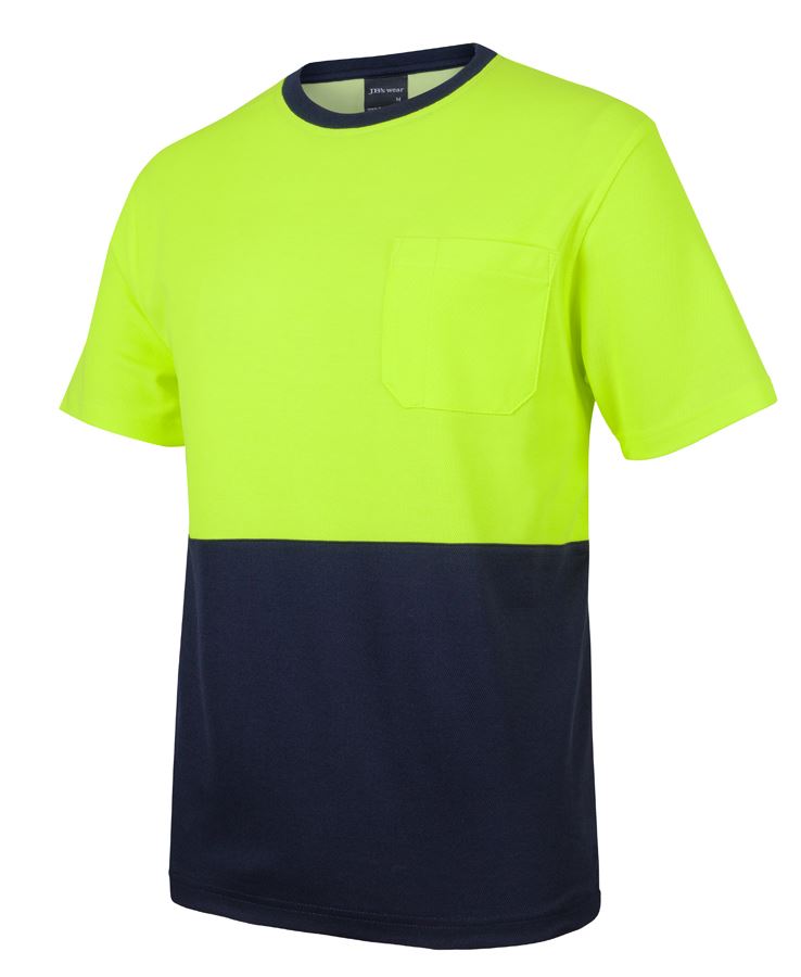 JB's Hi Vis Cotton Back T-Shirt - Green