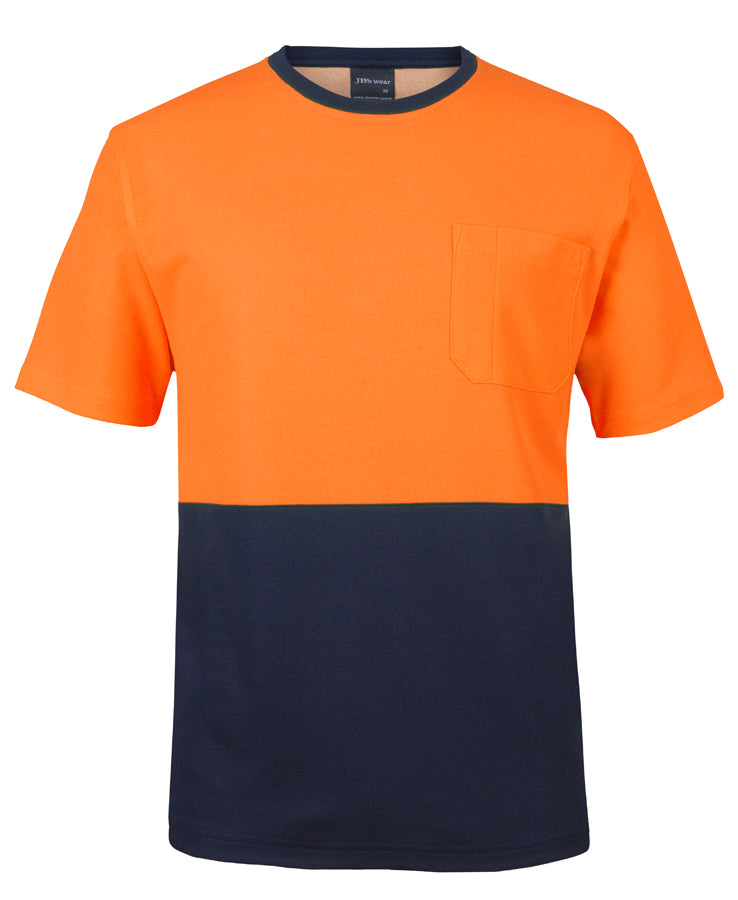 JB's Hi Vis Cotton Back T-Shirt - Orange