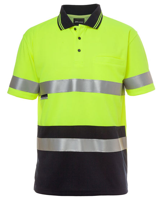 JB's Hi Vis S/S (D+N) Traditional Polo - Green