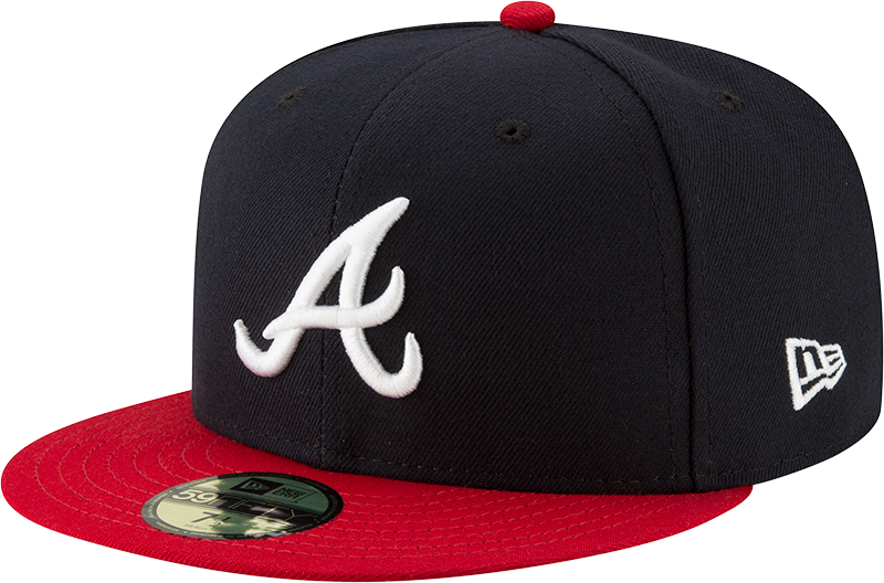 Atlanta Braves 59Fifty Fitted Cap - Navy