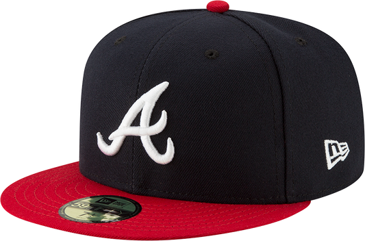Atlanta Braves 59Fifty Fitted Cap - Navy