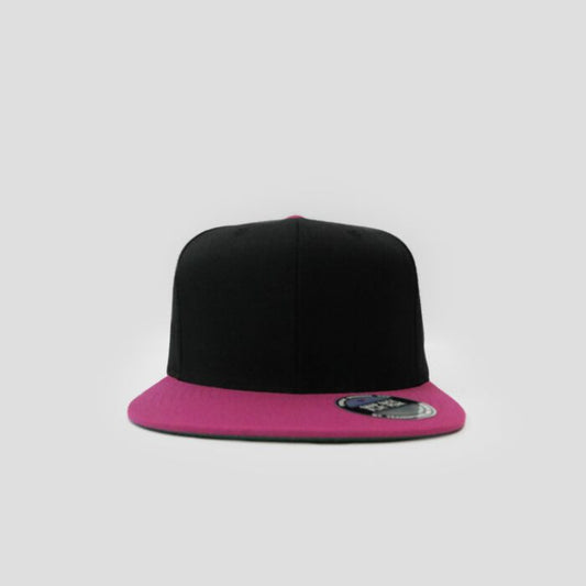 Snapback Flatpeak - Black & Pink