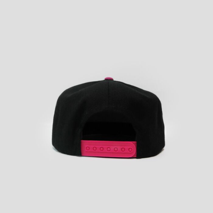 Snapback Flatpeak - Black & Pink