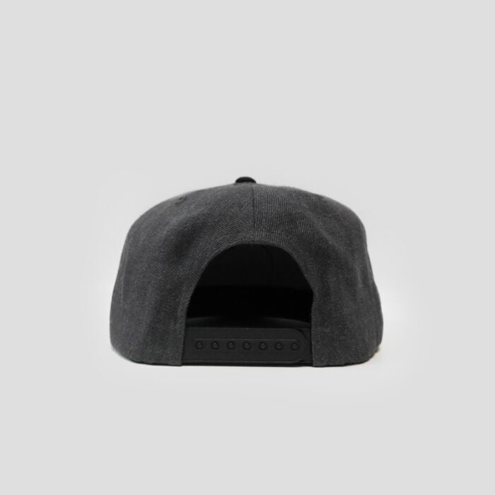 Snapback Flatpeak - Charcoal & Black