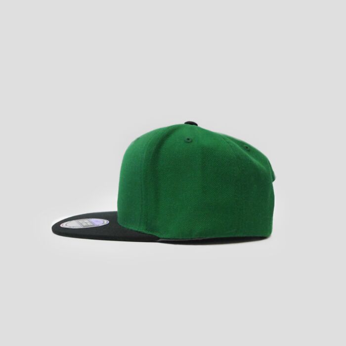 Snapback Flatpeak - Green & Black