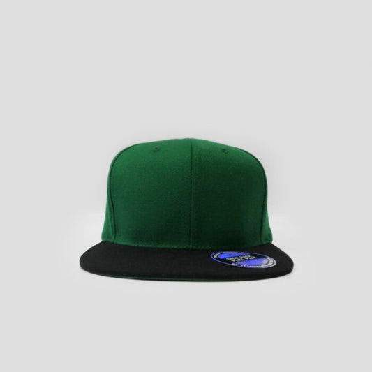 Snapback Flatpeak - Green & Black