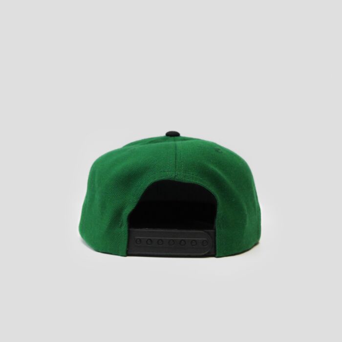 Snapback Flatpeak - Green & Black