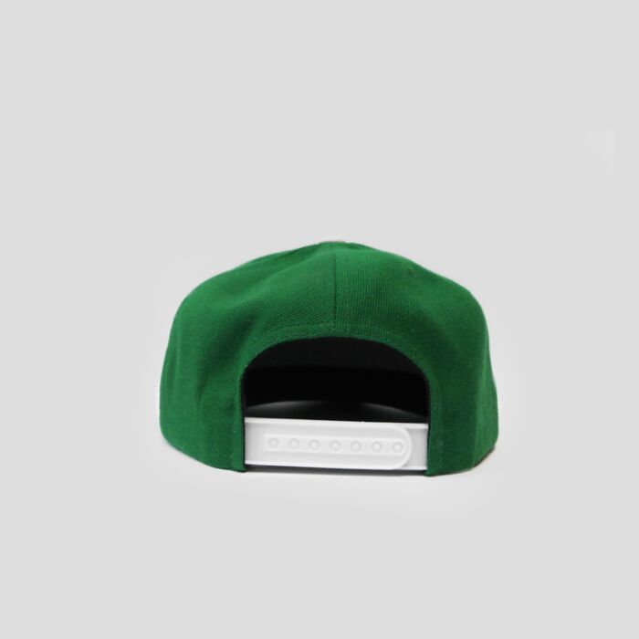 Snapback Flatpeak - Green & White