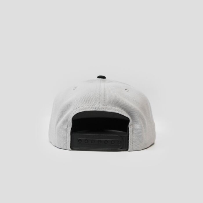 Snapback Flatpeak - Silver & Black