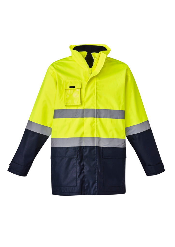 Men’s Hi-Vis Basic 4-In-1 Waterproof Jacket - Yellow