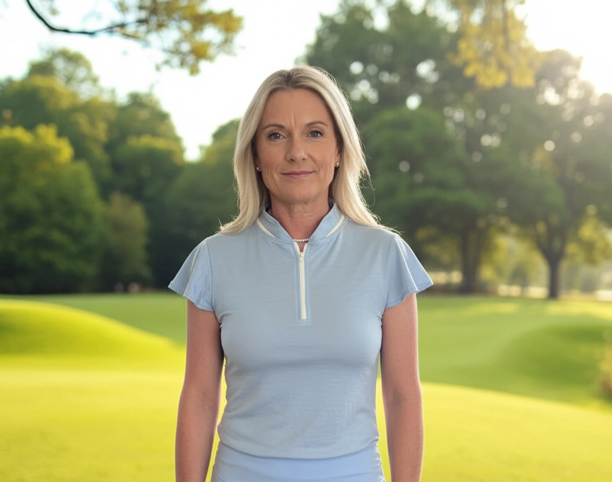 Ladies Lightweight Merino Golf Top