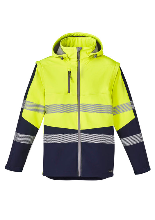 Streetworx 2 In 1 Stretch Softshell Jacket - Yellow