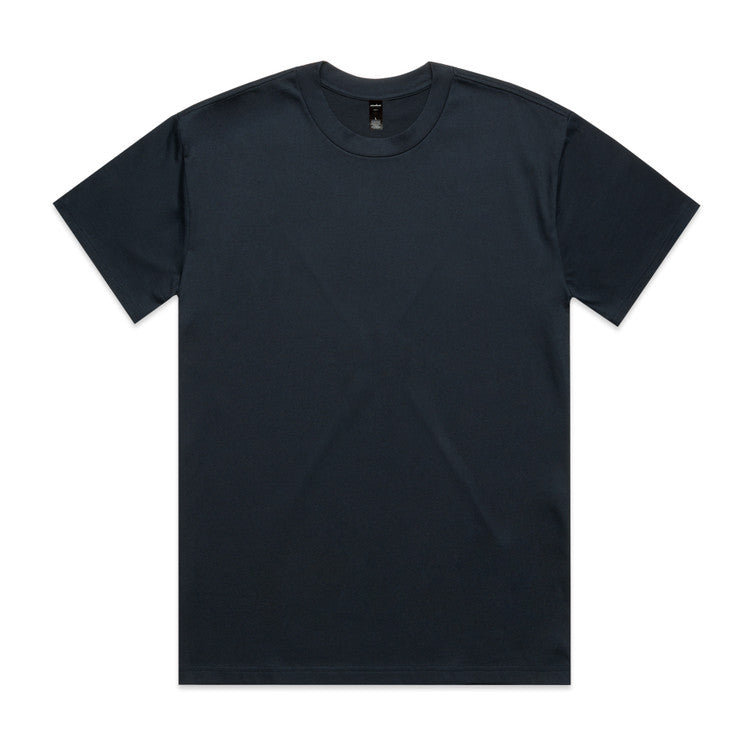 As Colour Heavy Tee Navy Front 5080