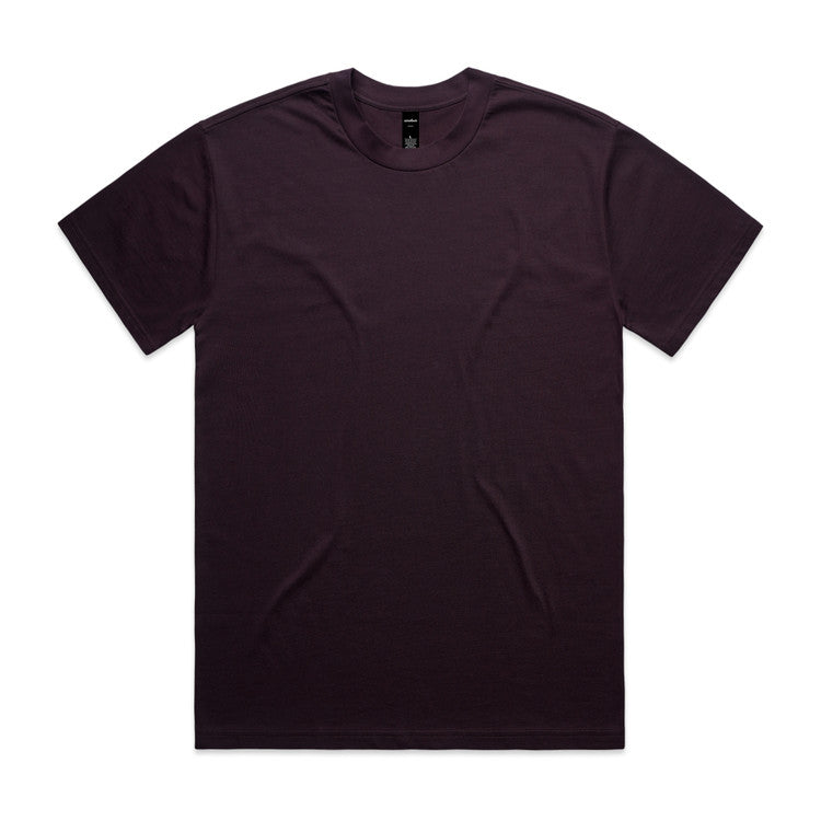 As Colour Heavy Tee Plum Front 5080