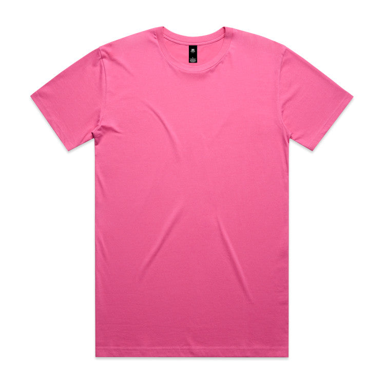 As Colour Staple Tee Charity Pink Front 5001