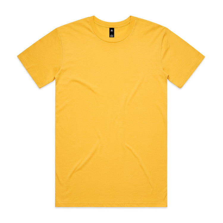 As Colour Staple Tee Yellow Front 5001