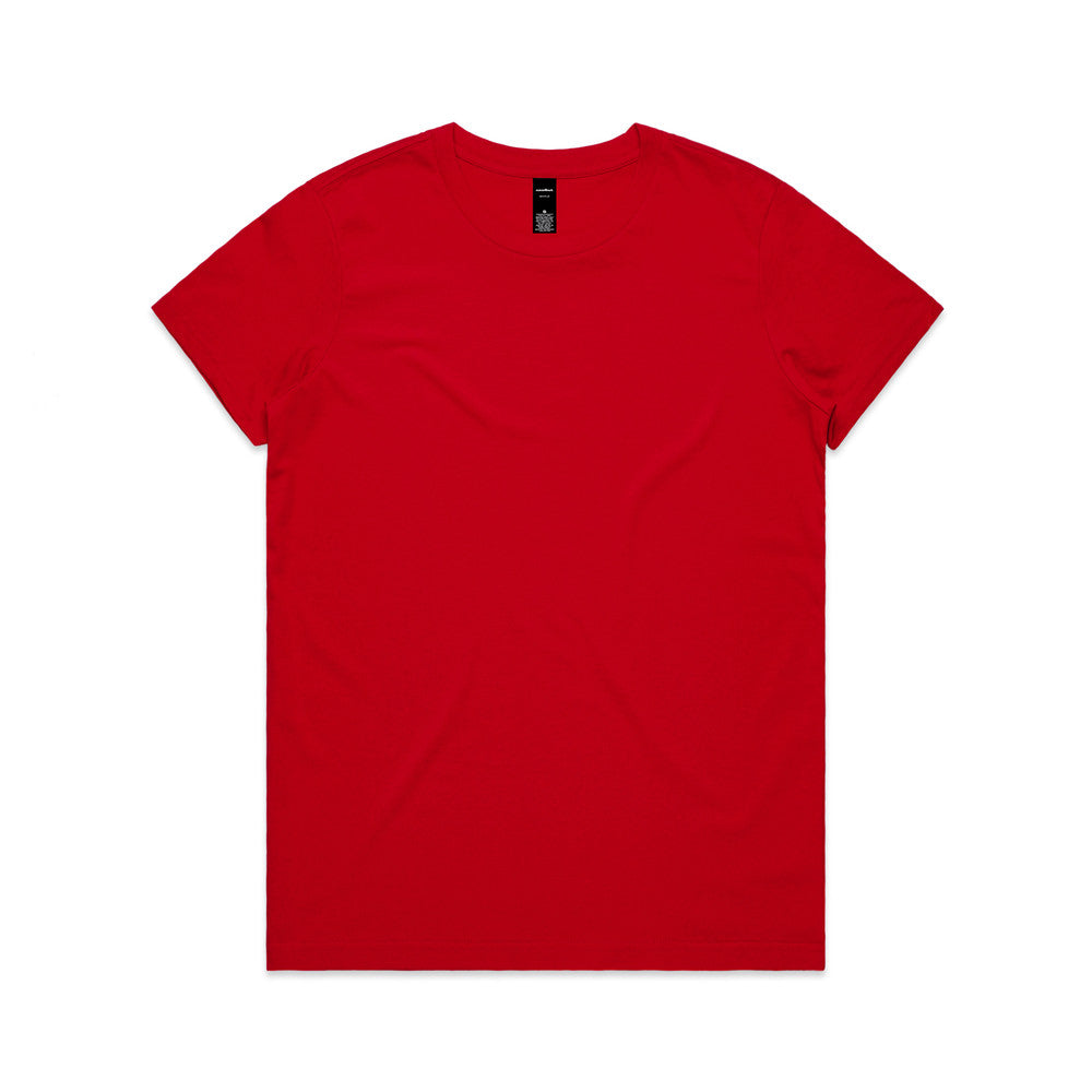 As Colour Womans Maple Tee Red