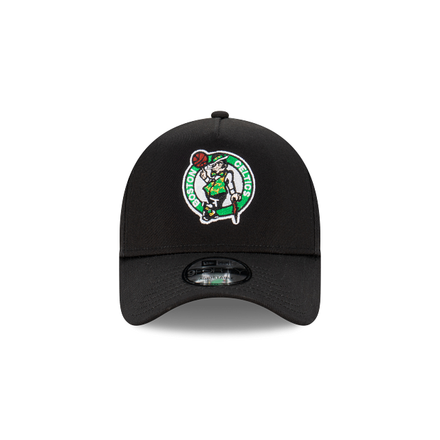 Boston Celtics New Era 9FORTY A-Frame Snapback Hat - Black