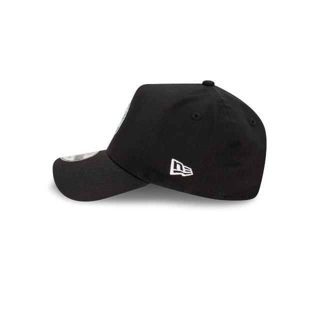 Boston Celtics New Era 9FORTY A-Frame Snapback Hat - Black