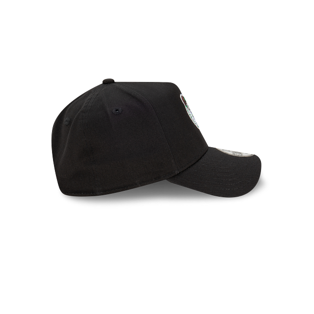 Boston Celtics New Era 9FORTY A-Frame Snapback Hat - Black