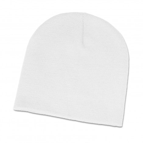Acrylic Beanie - White