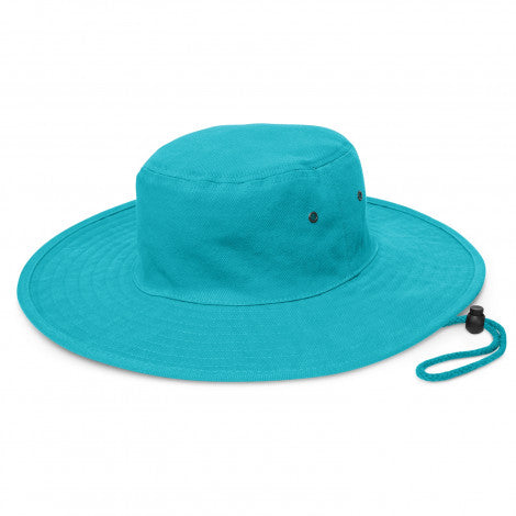 Cabana Wide Brim Hat - Aqua