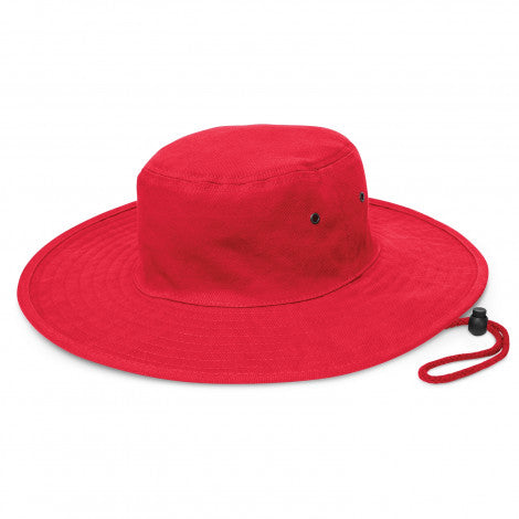 Cabana Wide Brim Hat - Red
