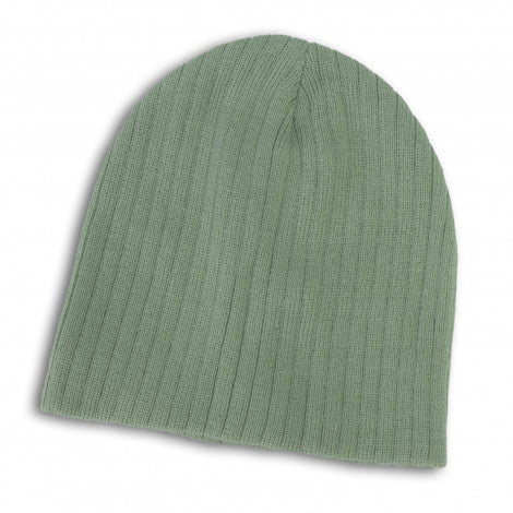 Cable Knit Beanie - Sage