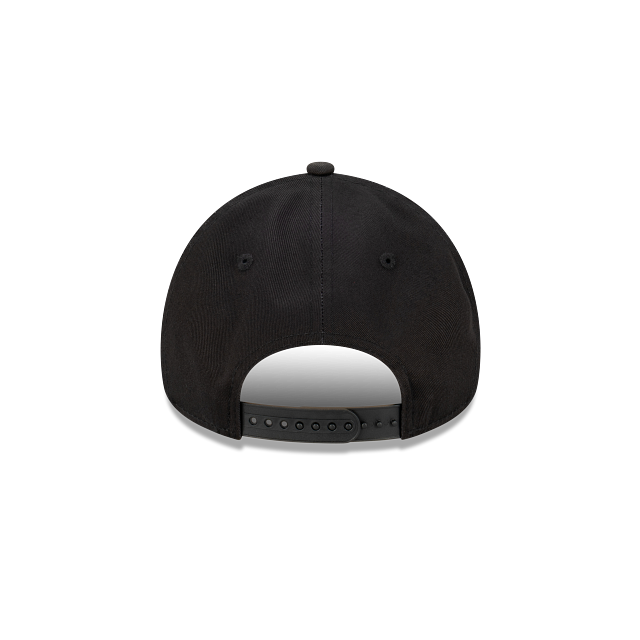 Chicago Bulls New Era 9FORTY A-Frame Snapback Hat - Black