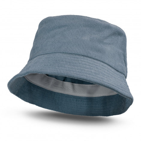 Corduroy Bucket Hat - Blue