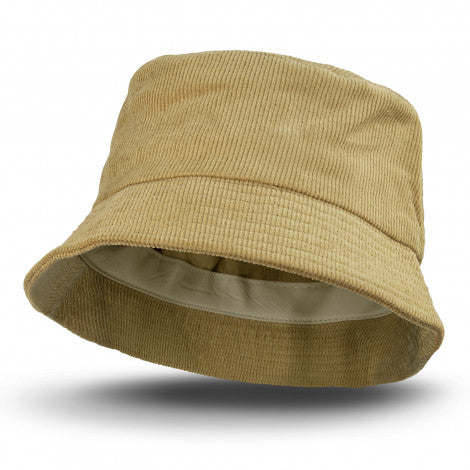 Corduroy Bucket Hat - Khaki