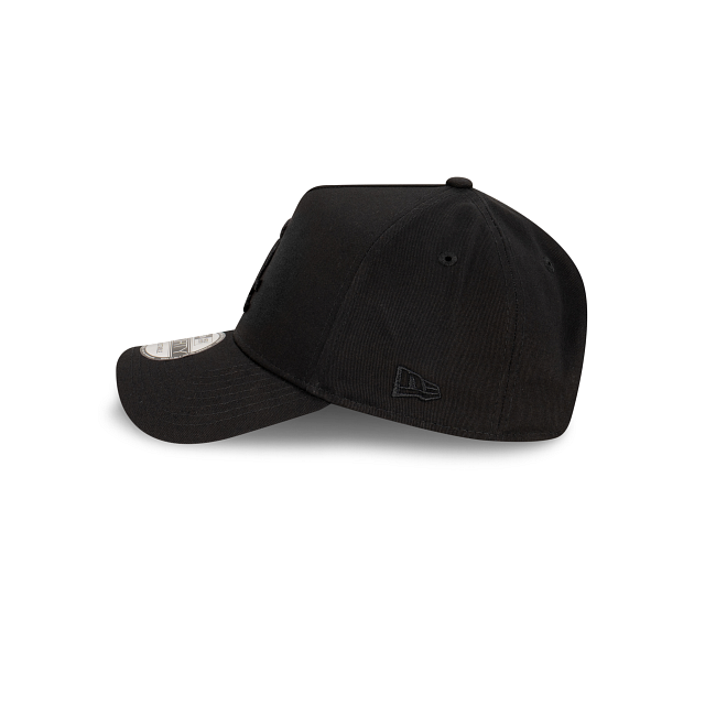 Chicago White Sox New Era 9FORTY A-Frame Snapback Hat - Black on Black