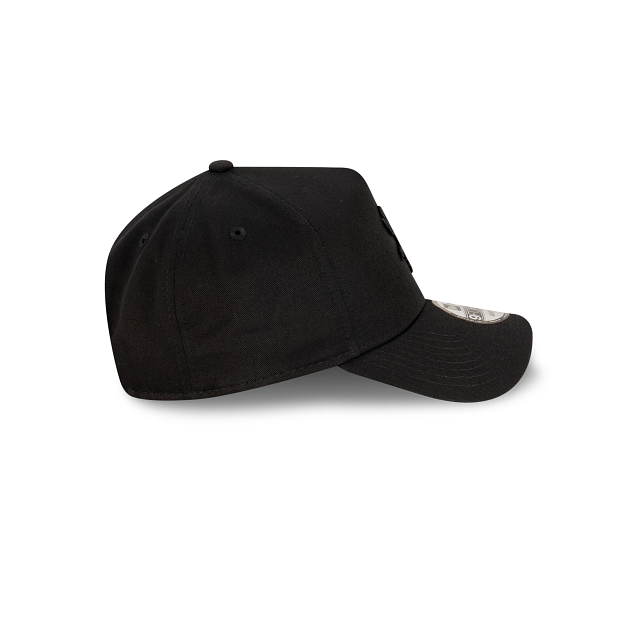 Chicago White Sox New Era 9FORTY A-Frame Snapback Hat - Black on Black