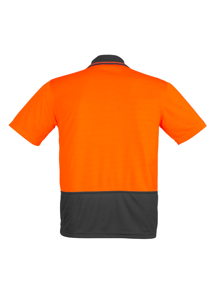 Hi-Vis Polo - Orange & Charcoal