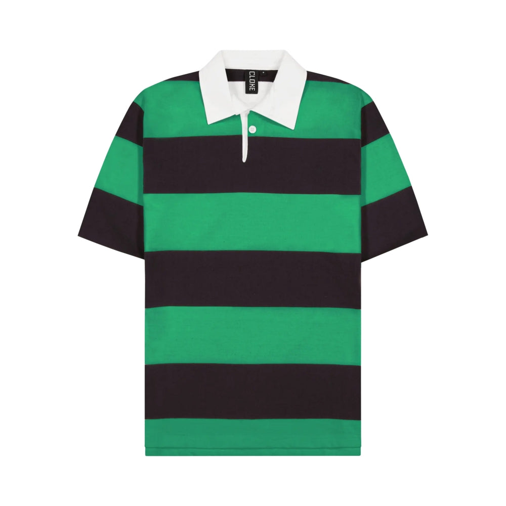 Rugby Jersey - Green & Black