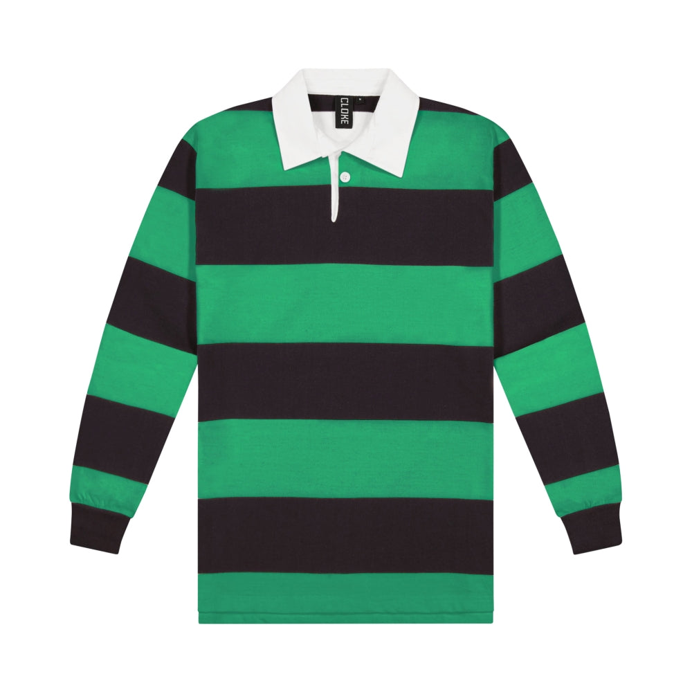 Rugby Jersey Long Sleeve - Green & Black
