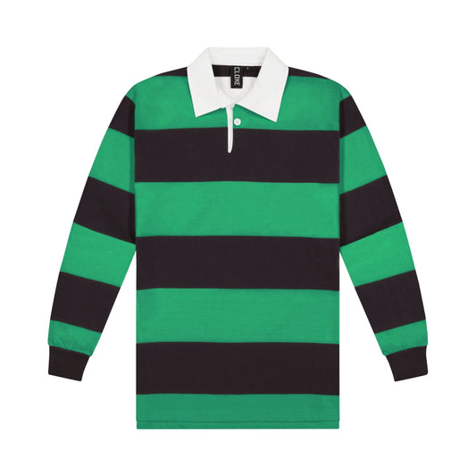 Rugby Jersey Long Sleeve - Green & Black