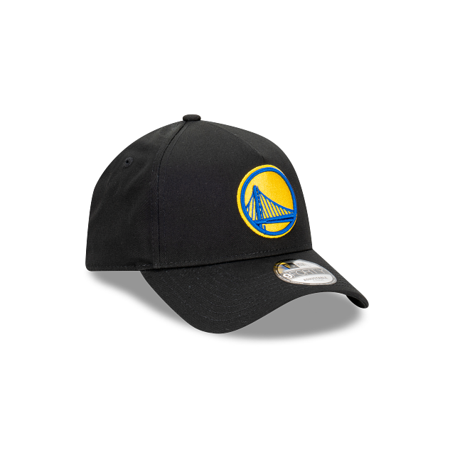 Golden State Warriors New Era 9FORTY A-Frame Snapback Hat - Black