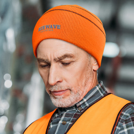 Hi Vis Beanie - Orange