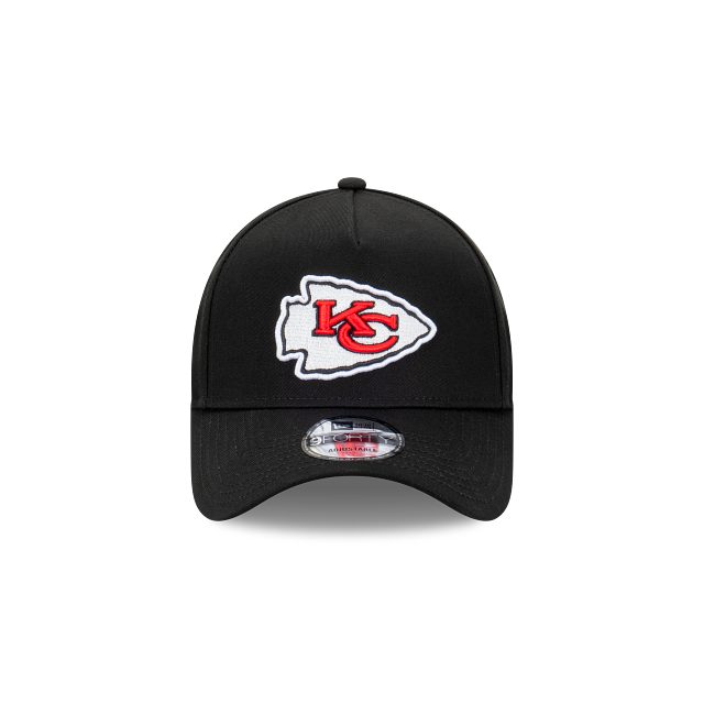 Kansas City Chiefs New Era 9FORTY A-Frame Snapback Hat - Black