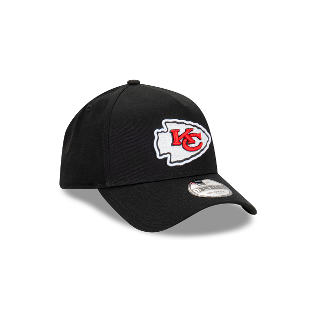 Kansas City Chiefs New Era 9FORTY A-Frame Snapback Hat - Black
