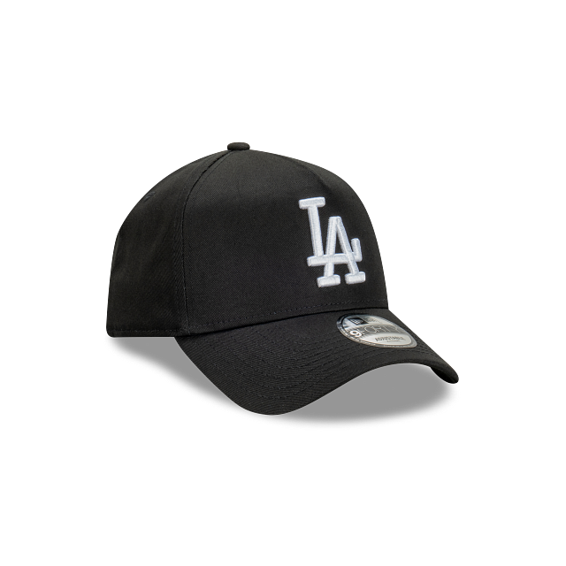 Los Angeles Dodgers New Era 9FORTY A-Frame Snapback Hat - Black