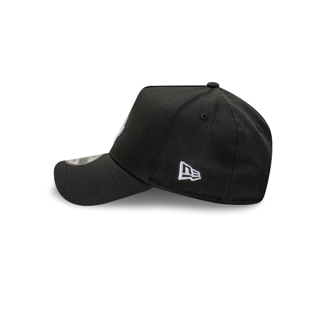 Los Angeles Dodgers New Era 9FORTY A-Frame Snapback Hat - Black