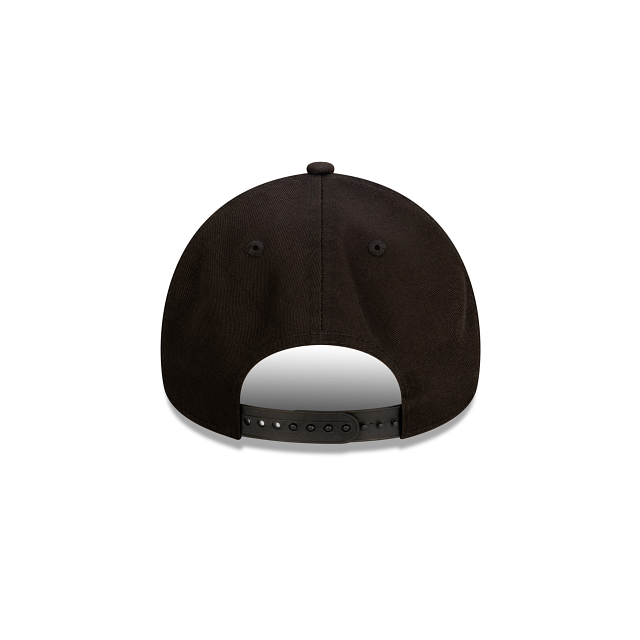 Los Angeles Dodgers New Era 9FORTY A-Frame Snapback Hat - Black on Black