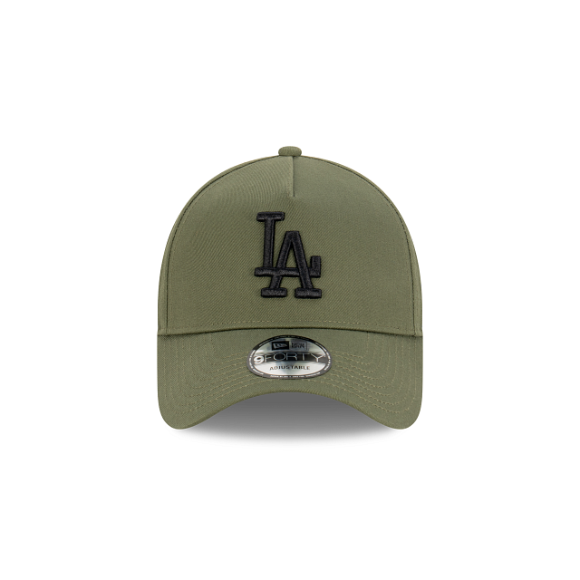 Los Angeles Dodgers New Era 9FORTY A-Frame Snapback Hat - New Olive