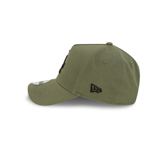 Los Angeles Dodgers New Era 9FORTY A-Frame Snapback Hat - New Olive